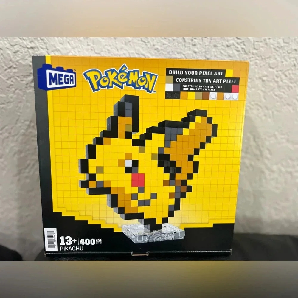 *NEW* MEGA Pikachu Pixel Art Set with 400 pcs 13+ PIKACHU